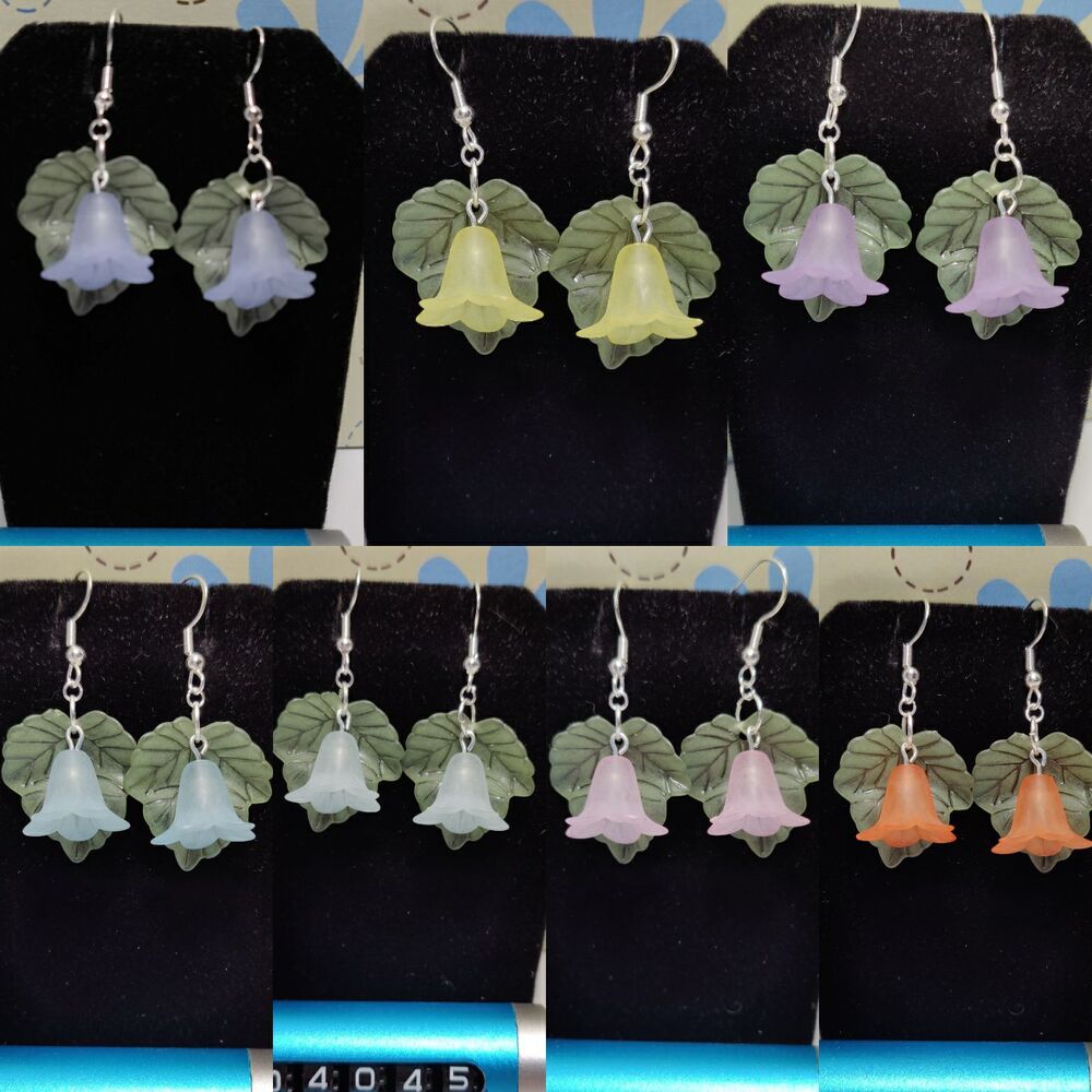 New Handmade Flower Earrings